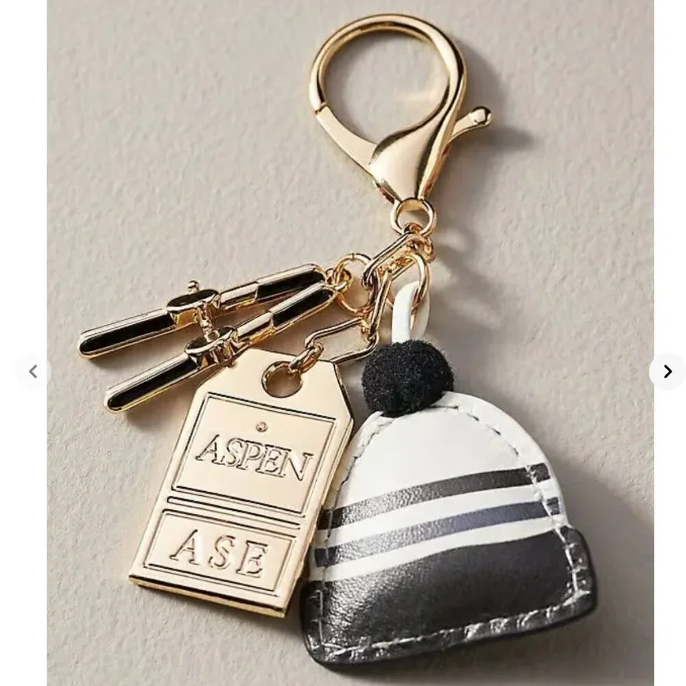 NWT Anthropologie Big City Bag Charm in Aspen
